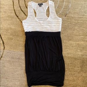 ~Seductions~ Black & White Mini-Dress